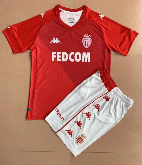 Kids-Monaco 21/22 Red Special Soccer Jersey